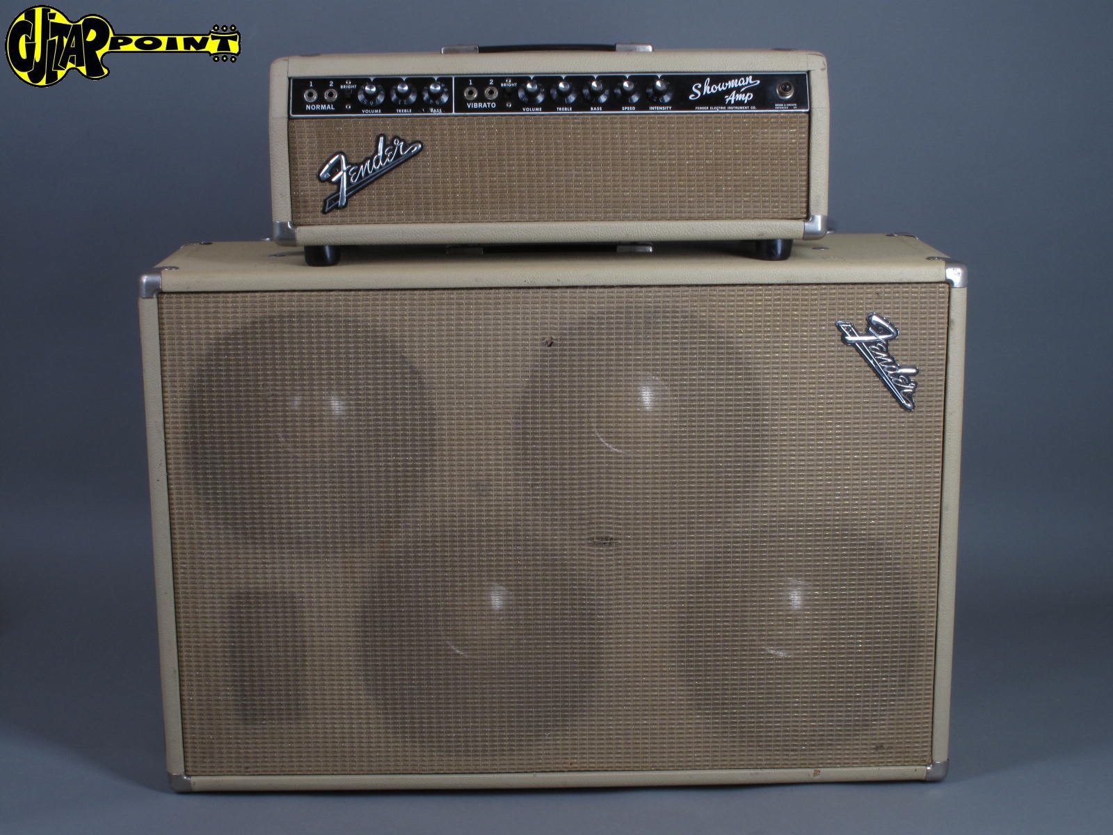 1963 Fender Showman Amplifier 4x12 Speaker Cabinet